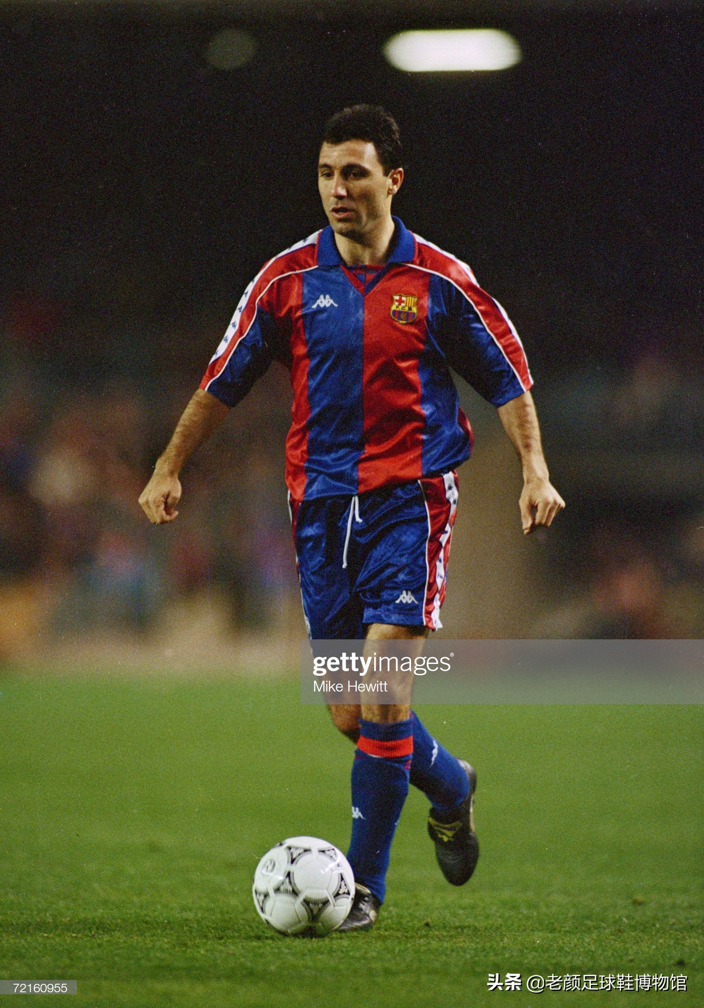 脾气最火爆的巴萨巨星，脚踩皇马球衣和裁判的脚，曾被终身禁赛