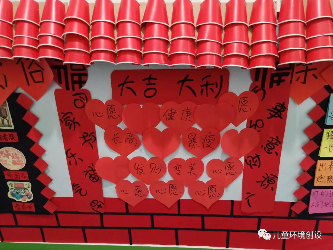 幼儿园新年环创参考,幼儿园新年教室环创