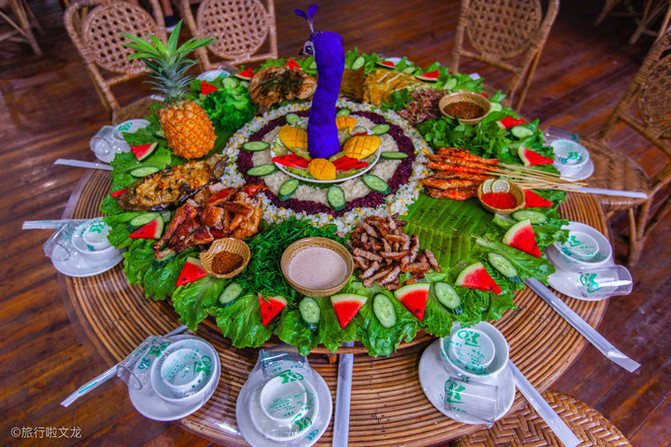 傣族园都有什么玩的,傣族古镇孔雀宴