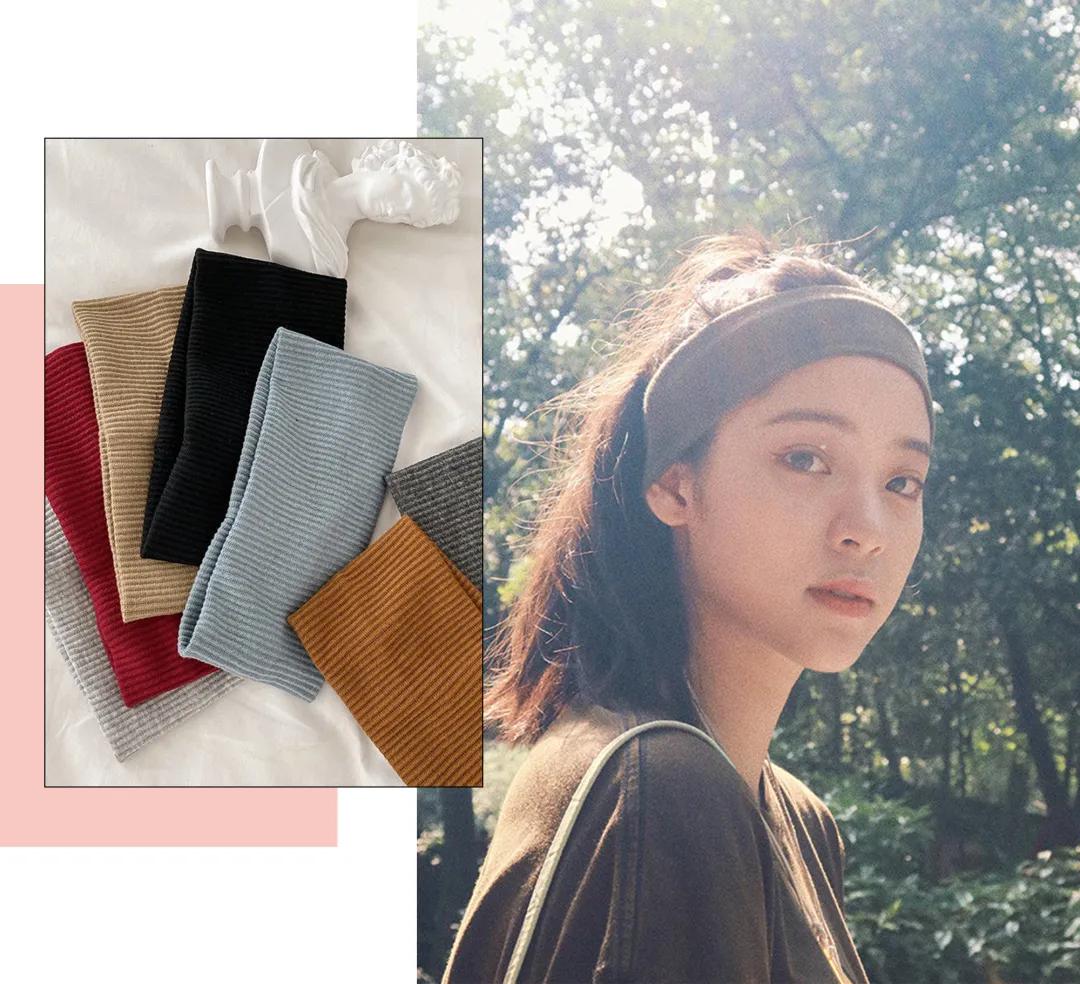 拼多多推荐少女心发带,又酷又时尚的发带