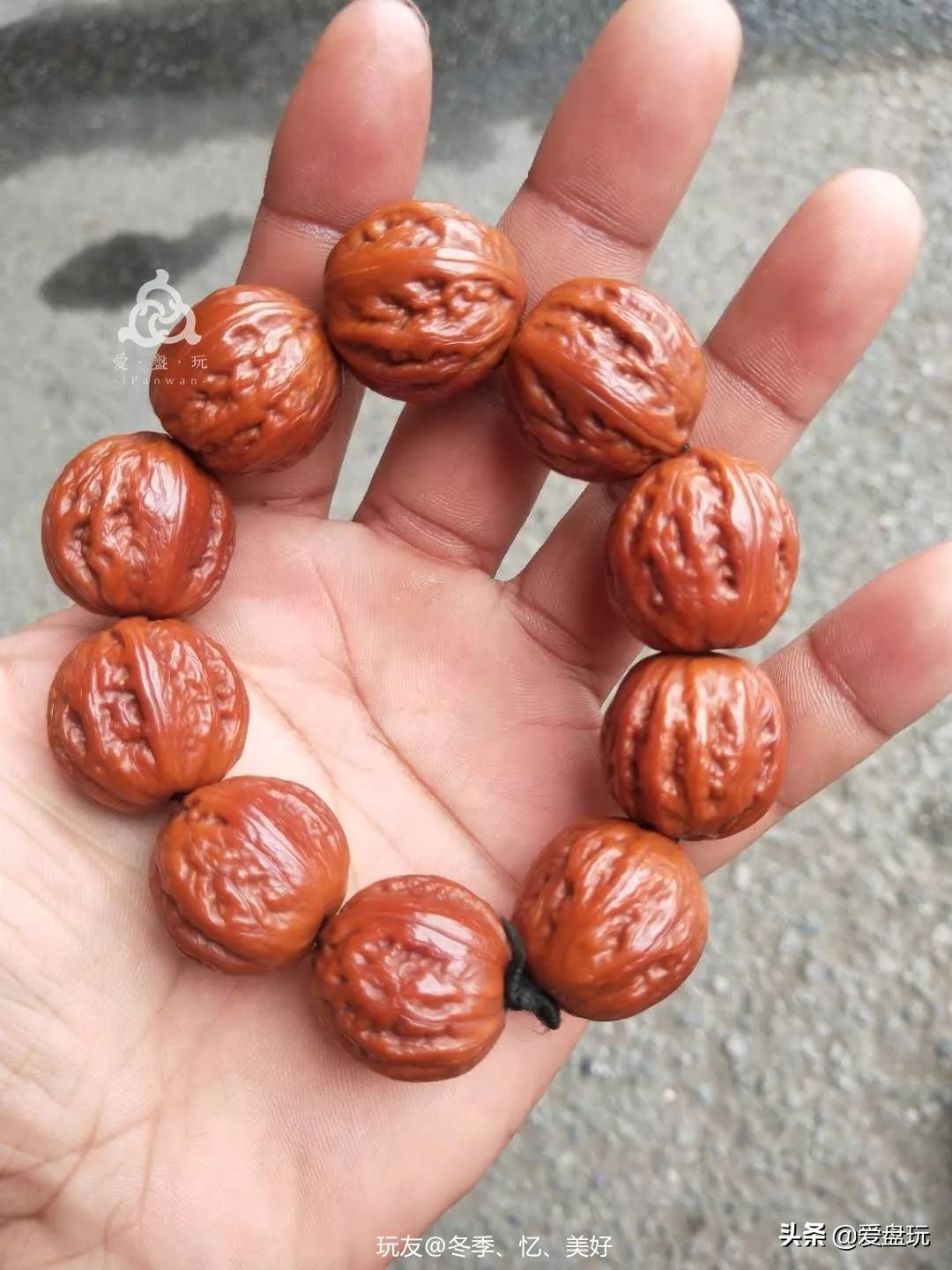 红玛瑙核桃包浆,超红核桃玛瑙包浆