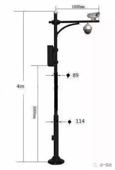 网络视频监控立杆知识都在这里了！今天总算明白了