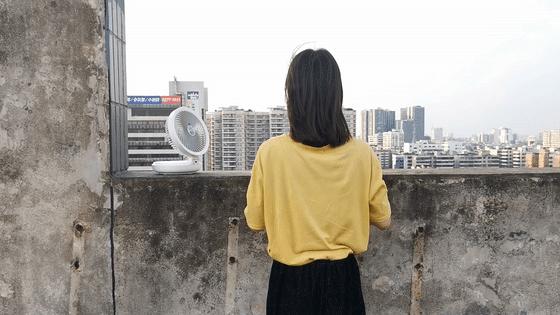 轻薄可壁挂一年四季都可用颜值超高悬浮循环空气扇