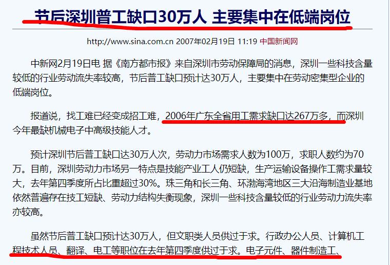 从微信群聊中看深圳人才招聘困难想到的几点问题