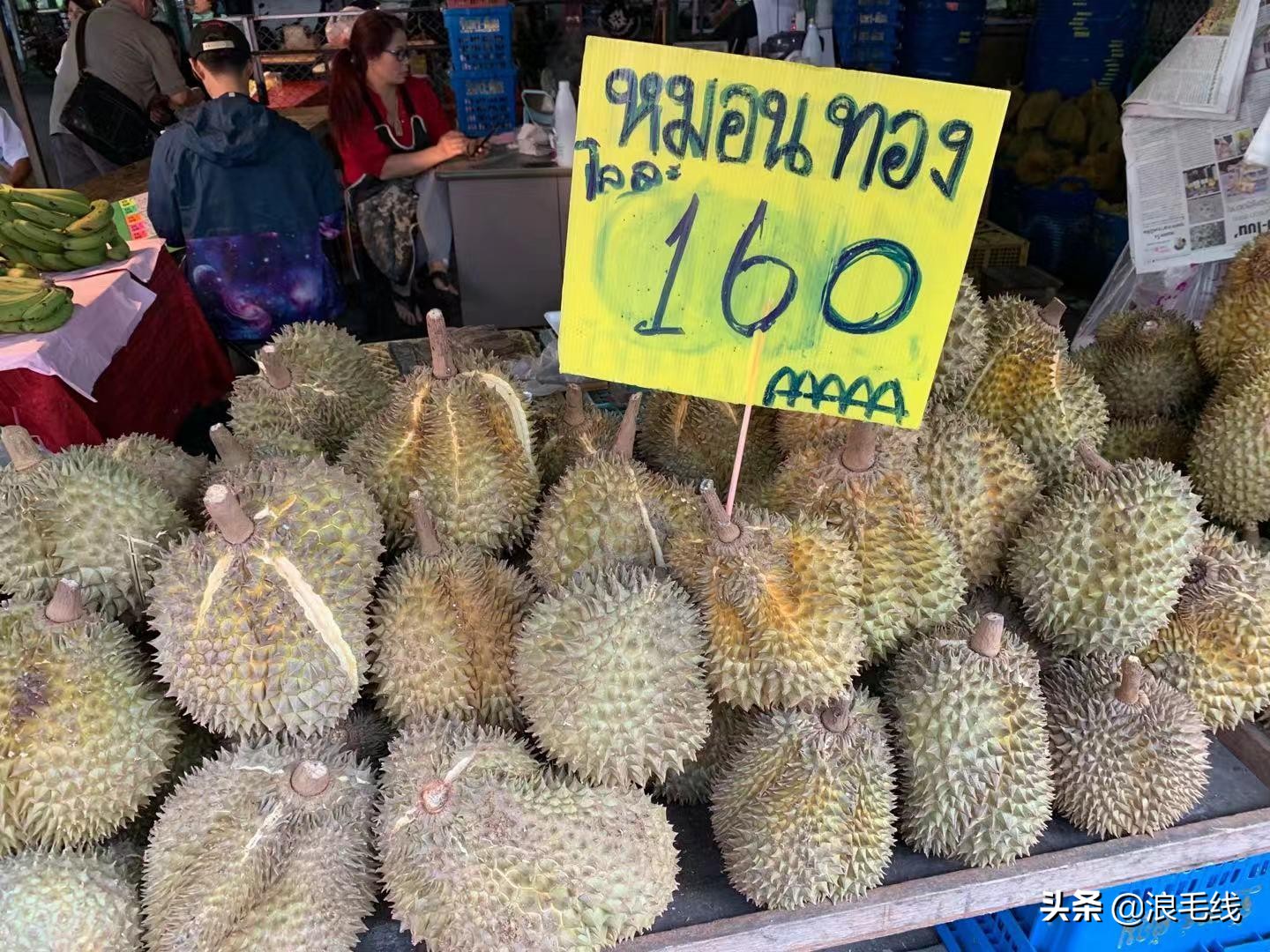 椰子5块钱7块钱,清迈榴莲价格