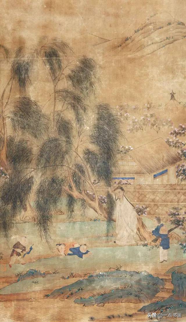 明仇英拍卖60亿的作品,明仇英桃源仙境图临摹