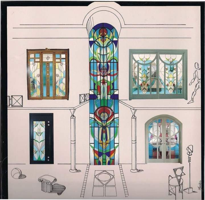 安东尼奥·佩罗蒂和他的彩色玻璃艺术