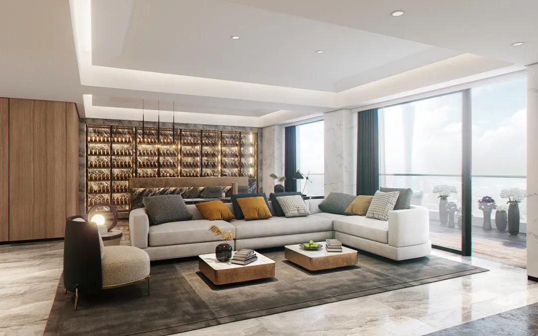 深圳紫麟山复式装修,富雅豪庭装修设计小户型70平