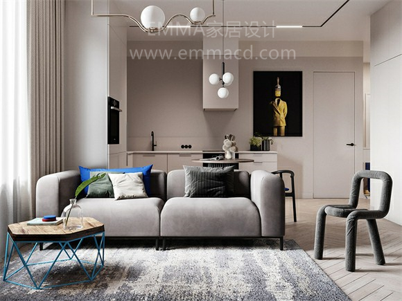 蓝染家居设计,欧派的家居设计