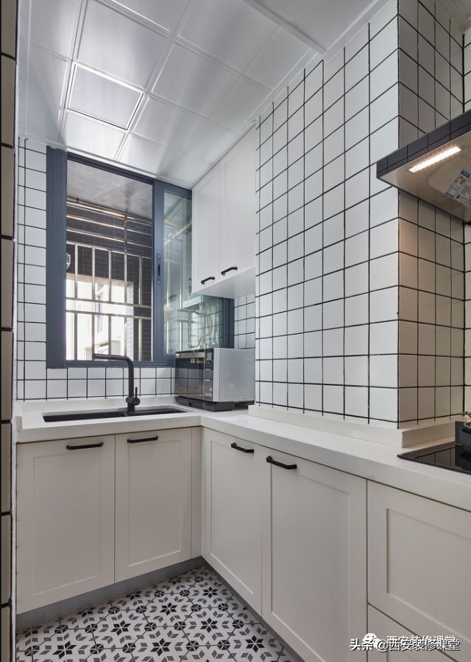 集成灶橱柜和什么颜色搭配好看,冰箱颜色和橱柜颜色搭配效果图