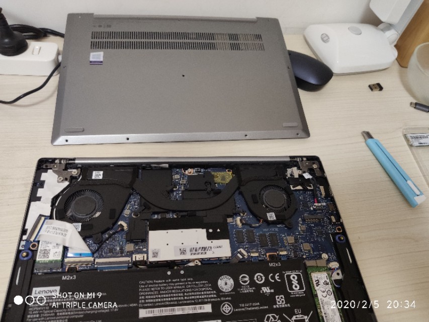 联想小新air更换固态硬盘教程,联想小新15air2020扩容