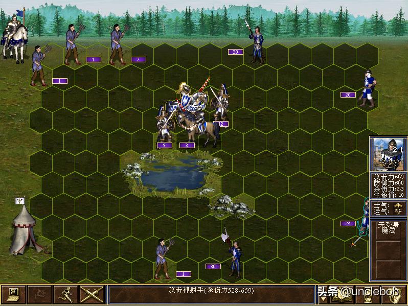 英雄无敌3打比蒙的图,英雄无敌3死亡阴影与深渊号角