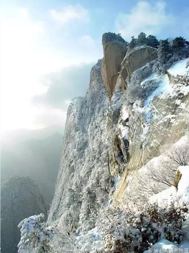 冬天去华山好玩吗,冬天华山风景视频