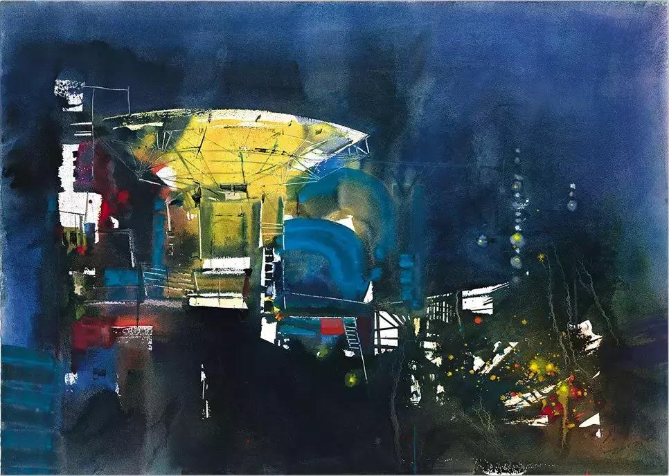 夏晓云水彩画图片,艺展中国油画作品欣赏