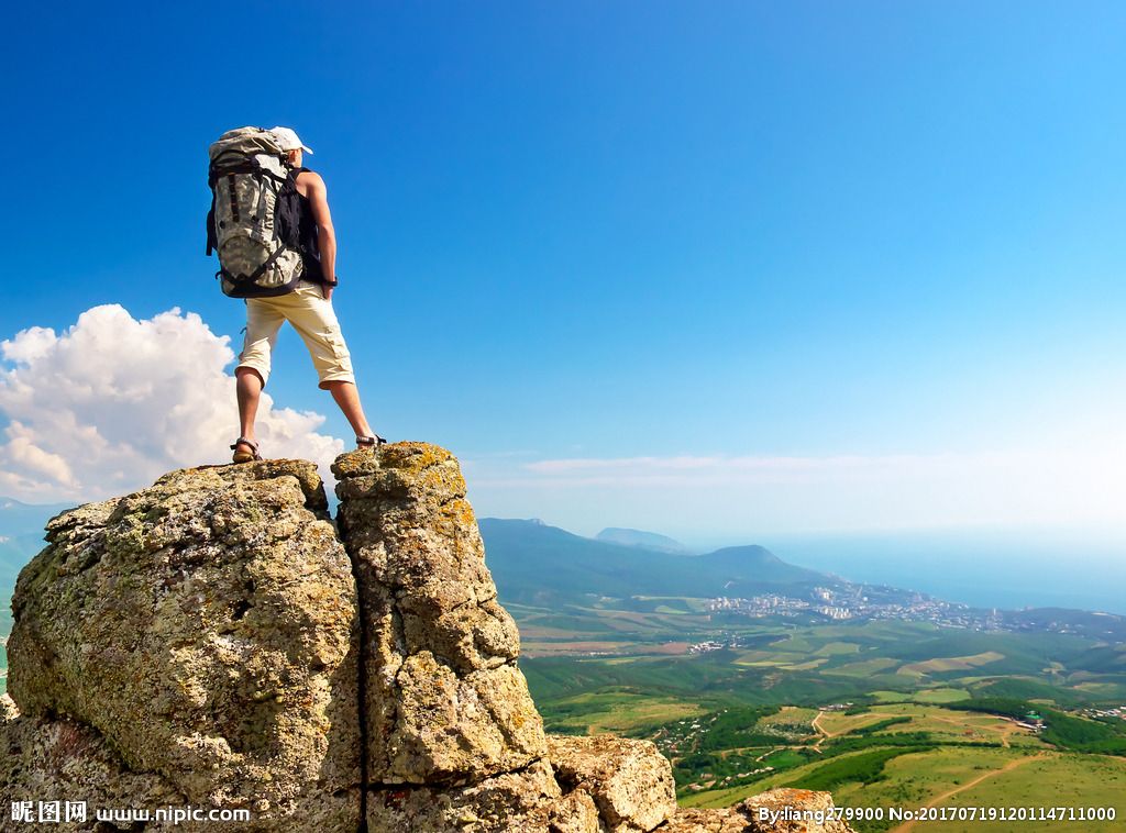 一个人爬山也是一种快乐,一个人爬山真的好累