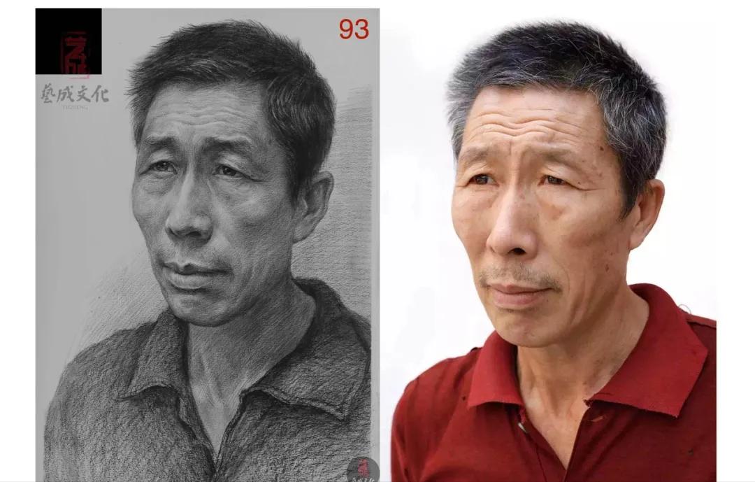 美术素描考试满级作品,素描人物高分卷四大特点