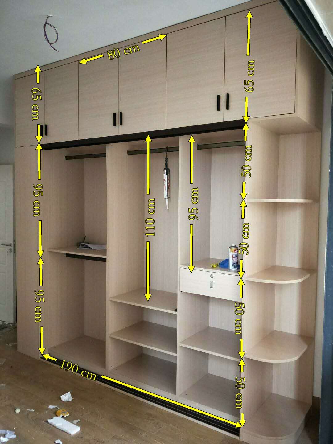 推拉门衣柜卧室家用简易收纳,收纳衣柜40厘米宽推拉门