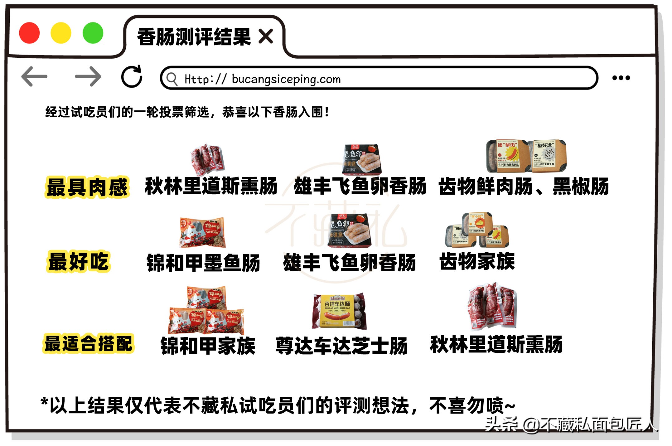 40元3根的香肠是什么味道？10款香肠评测