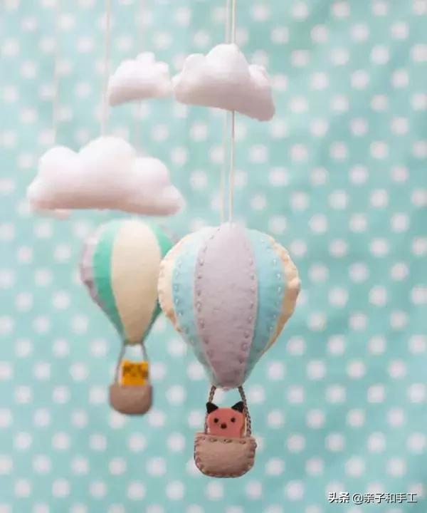 幼儿园气球手工贴画,创意手工气球印画