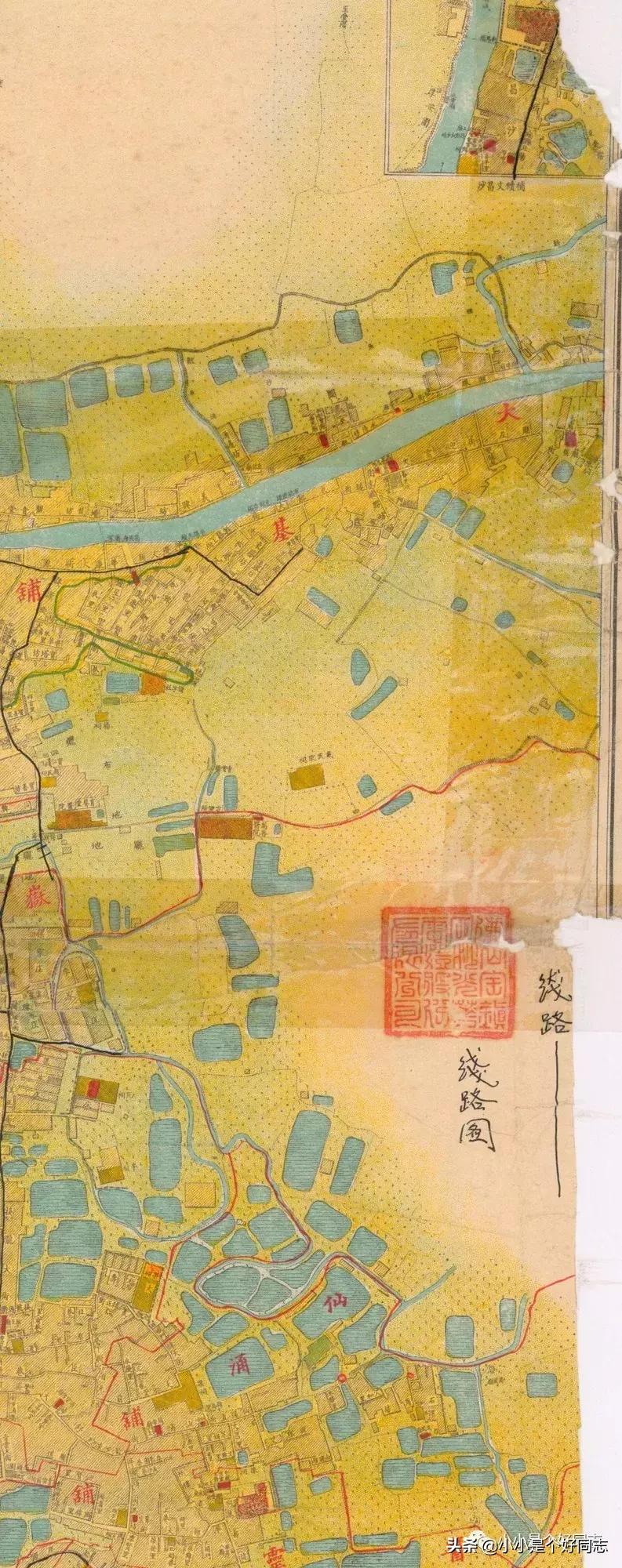 佛山南海之前的旧地图,旧佛山地图