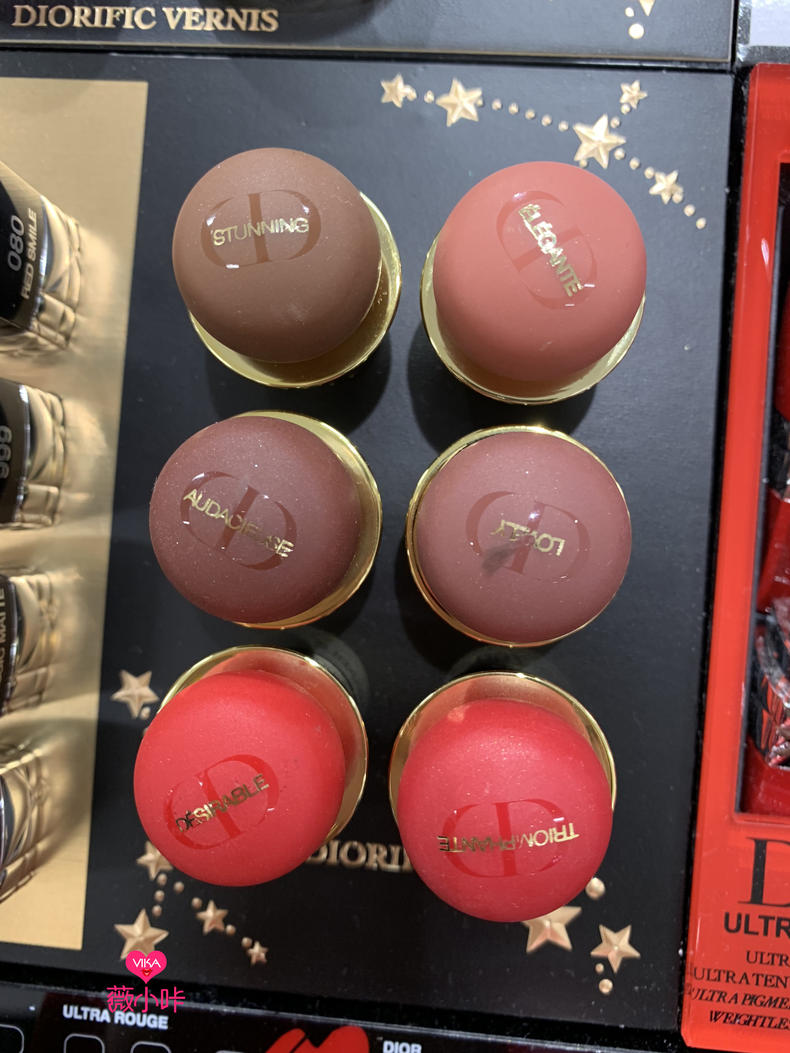 迪奥金管口红,迪奥18年圣诞小金管