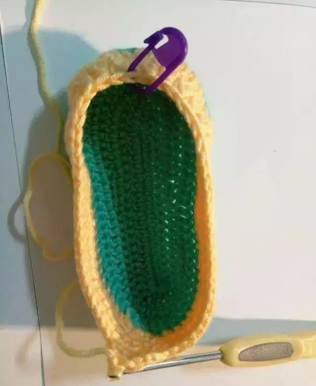 0-6个月宝宝鞋钩针教程图解,一款超可爱的宝宝鞋