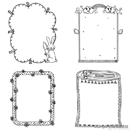边框素材简单清新图片,又简单又美观的边框素材