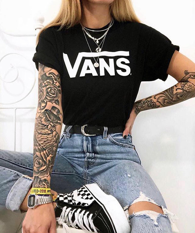 vans穿搭小技巧,vans蓝色怎么穿搭