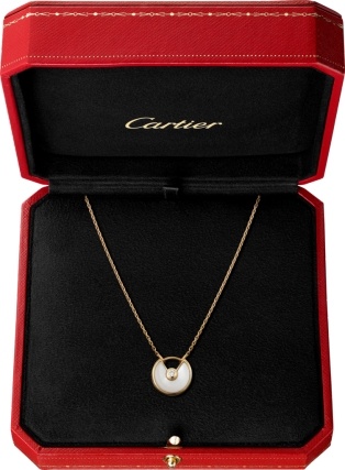 卡地亚牛头款钻石项链玫瑰金,卡地亚蓝气球钻石款式