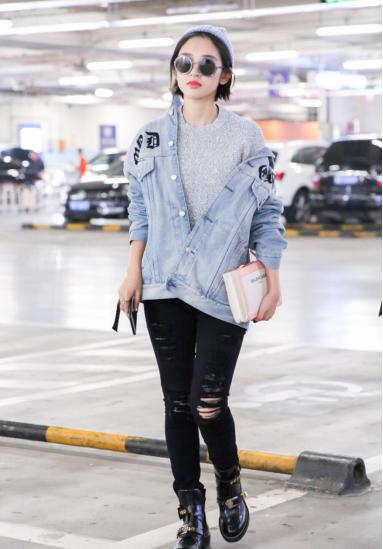 唐艺昕格子上衣外套 (唐艺昕外套)