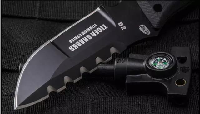 汉道虎鲨户外刀测评,汉道虎鲸战术刀测试视频