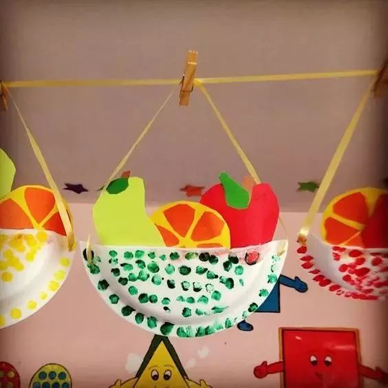 纸盘幼儿创意手工简单又漂亮,一次性纸盘特色美工作品小班