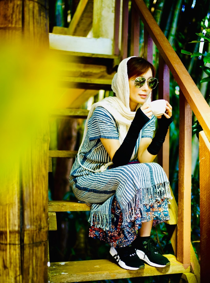 52岁张敏穿什么衣服好看,张敏礼帽