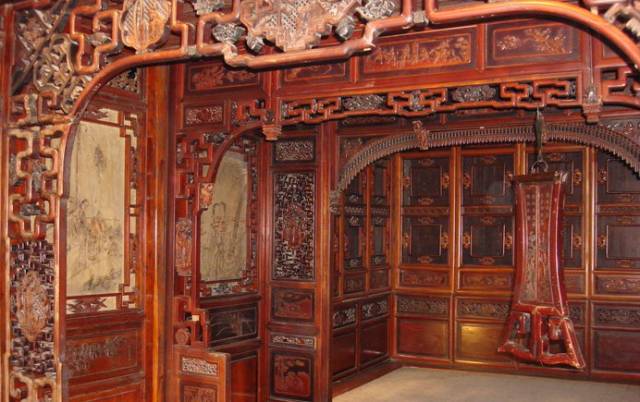 千工拔步床是古代小姐的嫁妆吗,中式顶级木制床