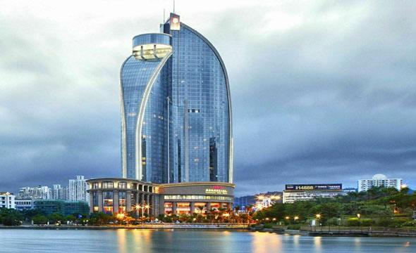 厦门世贸大厦双子塔视觉震撼,厦门十大大厦