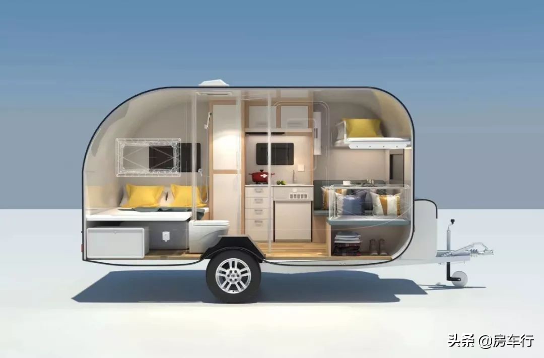 1.98万可上牌小型拖挂房车,国内允许上牌最长拖挂式房车