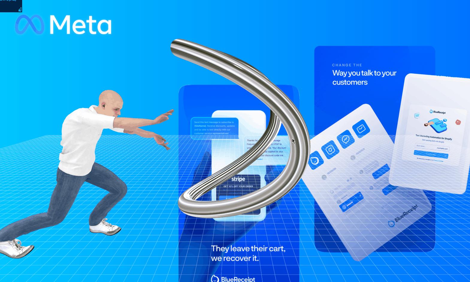 「开源分享」Three.js实现脸书元宇宙3D动态Logo