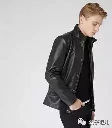 皮夹克机车风,肌肉男机车皮夹克