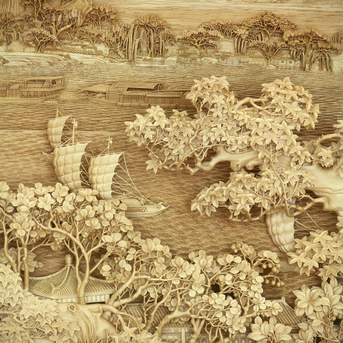 中国四大木雕精品欣赏：东阳木雕