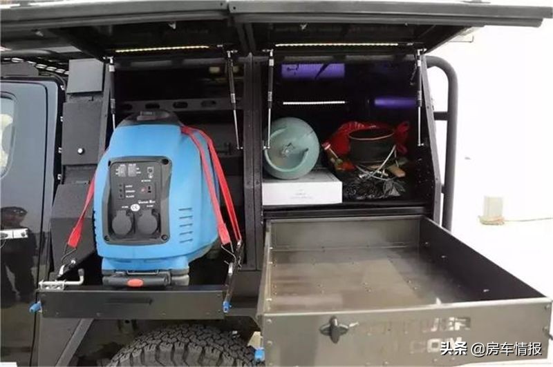 长城炮露营车曝光,2.0T+8AT越野出众,尾厢功能强大2楼还能睡人