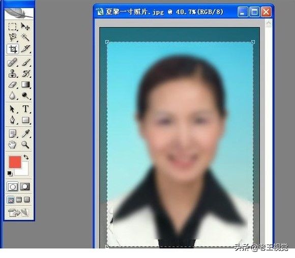 照相馆用ps怎么做一寸二寸证件照,怎么把1寸照片变成2寸证件照