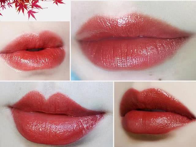 金属质感口红,涂出来是金色的闪耀口红
