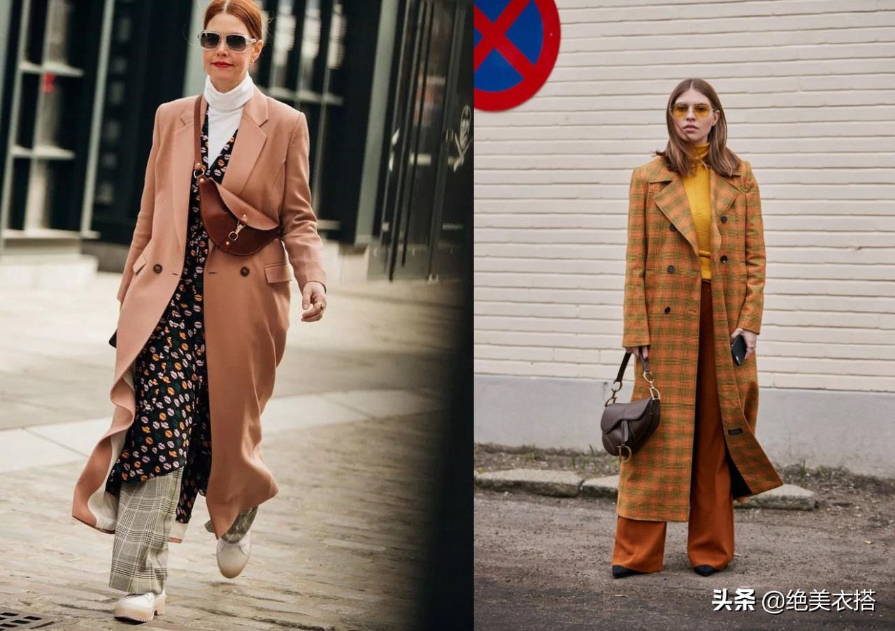 双面羊绒大衣极简轻奢风早秋穿搭,黑色羊绒大衣中长款外套穿搭