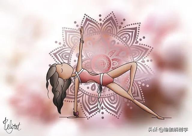 ins瑜伽漫画图片,瑜伽小人唯美漫画