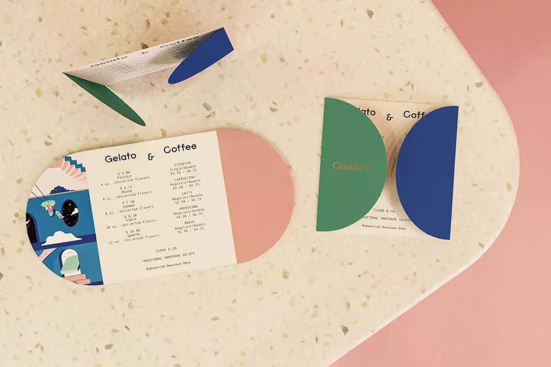 卡塔尔CloudandCo.冰淇淋店每一口都是梦幻色彩