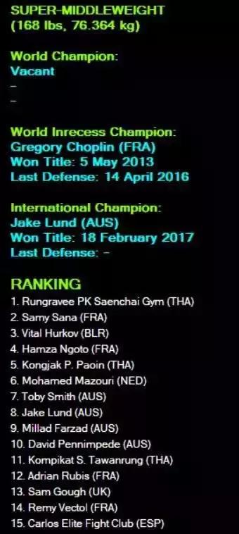 毒莲花隆拉威泰拳比赛,毒莲隆拉威拳击