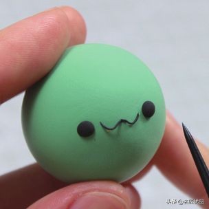 轻黏土可爱又简单的捏法,做一个简单可爱的小萌物用粘土捏