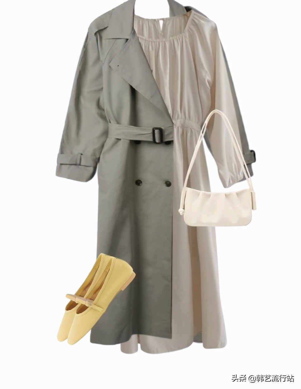 韩国风衣穿搭高级感,韩国风衣配什么衣服好看
