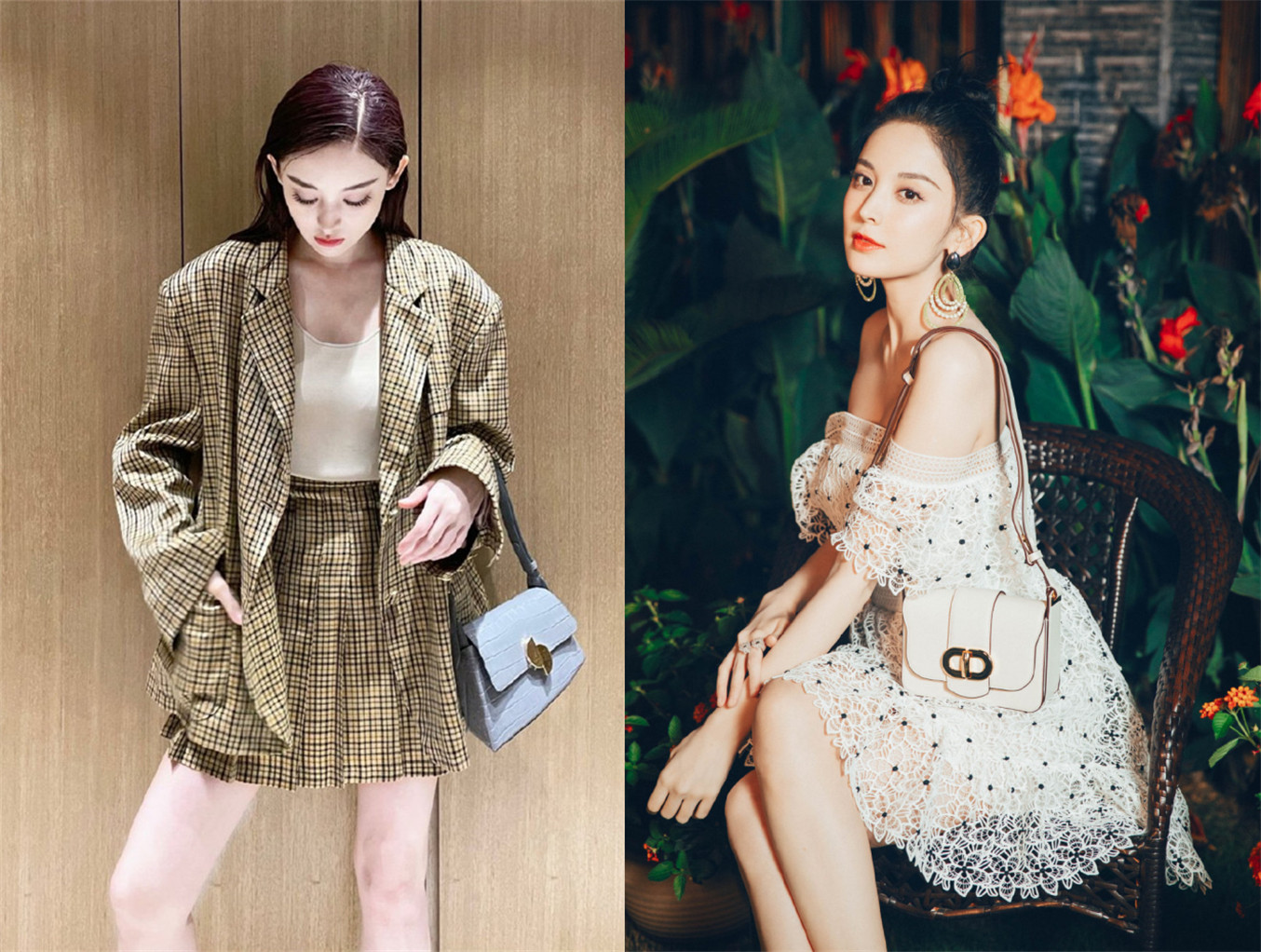 刘雯背过的lv包包,刘雯同款celine复古包