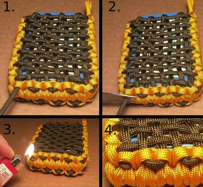 小零钱包迷你制作,小钱袋编法教程